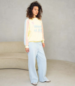 Спортивный костюм #КТ333 (4), жёлтый, голубой - Dommod фото 2