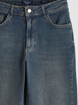 Wideleg Kad?n Jean Pantolon