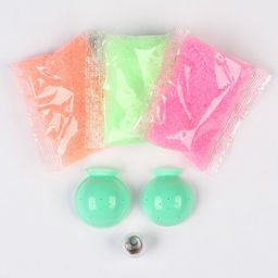 Набор для опытов «Прыгающий мяч», светящийся попрыгунчик, Ми-ми-мишки