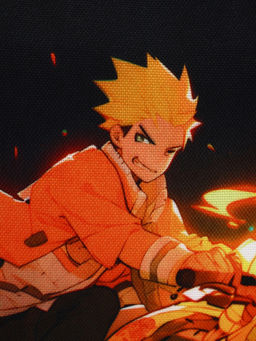 Папка для труда, А4, текстильная, 35×27×7 см «Аниме мото»