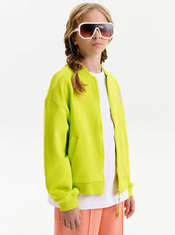 PELICAN, толстовка для девочек, Яблочный  фото 4