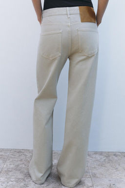 ZW COLLECTION WIDE-LEG MID-RISE JEANS - Zara фото 20