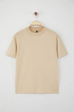 Siyah-Beyaz-Lacivert 3Lu Paket %100 Pamuk Regular/Normal Kal?p Dik Yaka Orme T-Shirt TWOAW26TS00007 - Trendyolmilla фото 15