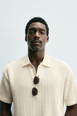 TEXTURED POLO SHIRT - Zara фото 5