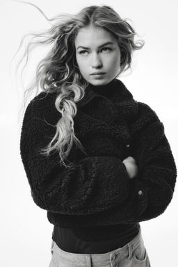 Chaqueta de borreguito con cuello - H&m фото 3