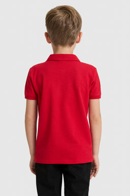 Erkek Гocuk KДrmДzД Polo Yaka Basic TiЕГrt - U.s. polo assn фото 5
