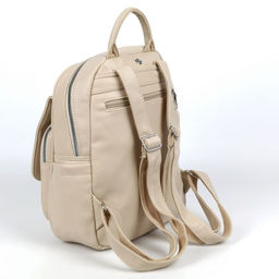 Женский рюкзак из эко кожи Z166-19 Светлый Хаки - Cidirro фото 3
