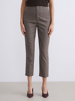 Havu? Kesim Kazaya?? Desenli Kad?n Pantolon