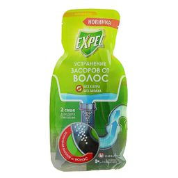 EXPEL ср-во д/устранения засоров от волос 1 саше по 50гр