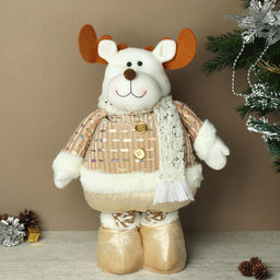 Новогоднее украшение Олень на телескопических ножках 28/75 см / YX-E2651-1 /уп 36/ - Галеонтрейд фото 2