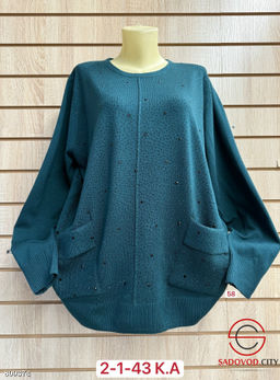 Свитер женский с карманами - Bruno фото 7