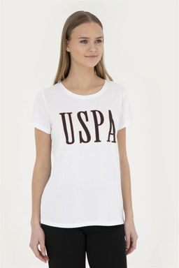 Женская белая футболка с круглым вырезом - U.s. polo assn фото 2