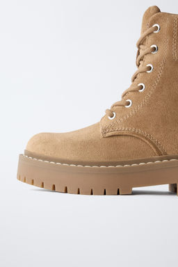 LACE-UP ANKLE BOOTS - Zara фото 13