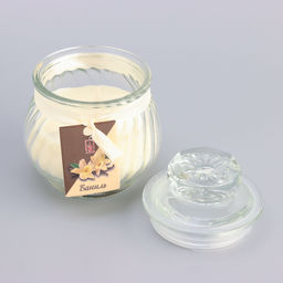 Ароматическая свеча в банке «Горшочек», 9×7.5 см, ваниль