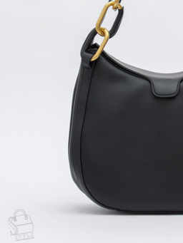 Сумка женская кожаная 1046M black Polina&Eiterou