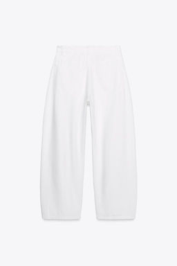 TRF BAGGY BALLOON MID-WAIST JEANS - Zara фото 49