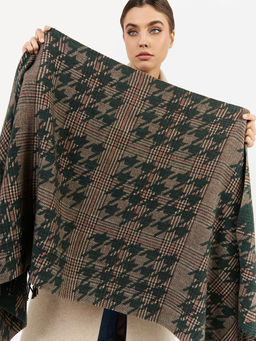 в составе ШЕРСТЬ  и КАШЕМИР Большой, мягкий, теплый  двусторонний палантин - Tantino фото 6