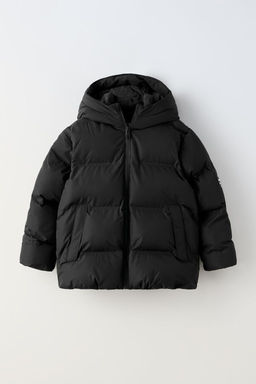 WATER-REPELLENT DOWN JACKET WITH LABEL