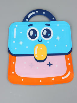 Цена за 50 шт. Пакет подарочный, "Портфель", с zip-lock застежкой, 20x19+3см