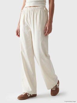 Beli Lastikli Wideleg Kad?n Jean Pantolon