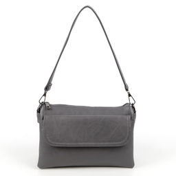 Женская сумка через плечо из эко кожи с пятью отделениями 23/30 Серый - Cidirro фото 2