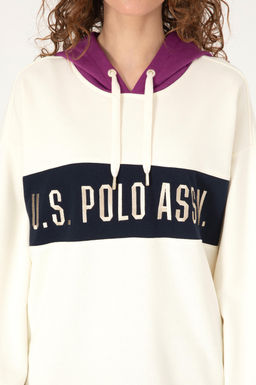 Kad_n Krem Sweatshirt - U.s. polo assn фото 6