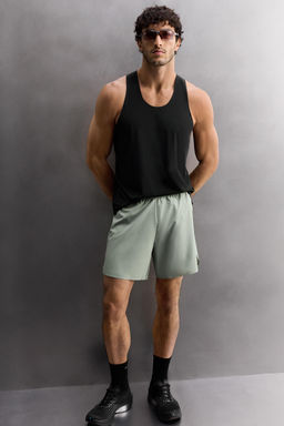 LIGHTWEIGHT PERFORATED SHORTS - Zara фото 2