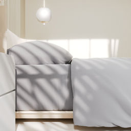 Постельное бельё LoveLife евро Gray mist 200х215 см, 225х240 см, 50х70 3 см-2 шт, микрофибра 85 гр  фото 3