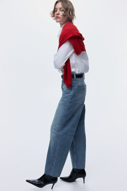 Barrel High Ankle Jeans - H&m фото 10