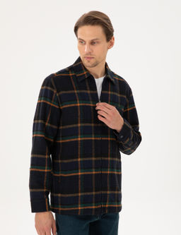 Lacivert Oversize Uzun Kollu Oduncu G_mlek - Pierre cardin фото 3