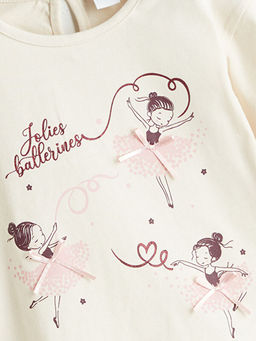 Bisiklet Yaka K?z ?ocuk Ti??rt