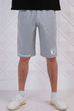 Арт. 6374 Шорты мужские 46-54 (5 шт) Цвет:серый меланж - Идеал фото 2