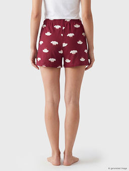 Desenli Kad?n Pijama Alt? 2li
