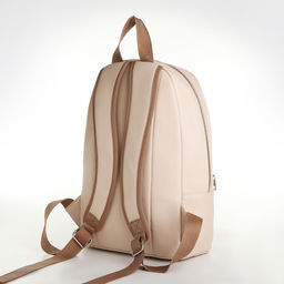 Рюкзак женский из искусственной кожи на молнии TEXTURA, цвет бежевый  фото 4