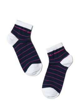 Цена за 2 пары Conte-kids ACTIVE (короткие) т.синий-розовый