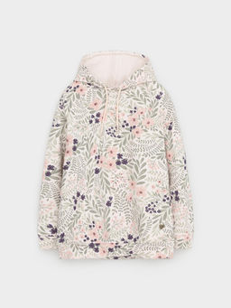 КР 302033/светлый жемчуг,летний сад джемпер (худи) для дев