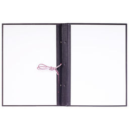 Папка Выпускная квалификационная работа А4, бумвинил, гребешки/сутаж, (без бумаги) чёрная - Calligrata фото 4