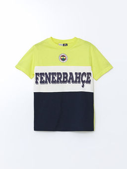 Bisiklet Yaka Fenerbah?e Bask?l? Erkek ?ocuk Ti??rt