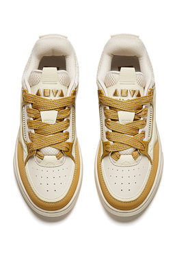 Кеды Бежевый/Коричневый/Бежевый