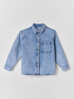 Куртка джинсовая для девочек оверсайз - Mark formelle фото 4