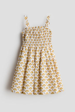 Vestido estampado de algod?n