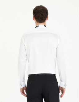 Beyaz Slim Fit Smokin G_mlek