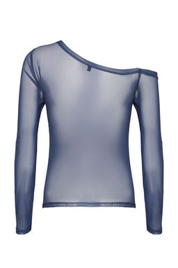 Trendyolmilla Petrol Tul Astarl? Asimetrik Yaka Orme Bluz TWOAW24BZ00051  фото 10