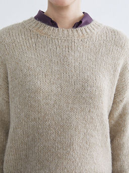 Bisiklet Yaka Kad?n Triko Kazak