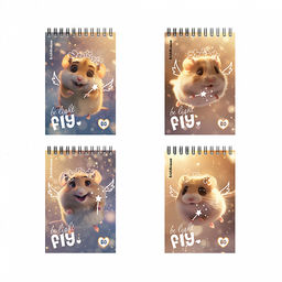 Цена за 4 шт. Блокнот на спирали ErichKrause Fluffy, А6, 60 листов, клетка_MIX-PACK фото 2