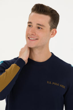 U. S. Polo Assn Мужской темно-синий свитер - U.s. polo assn фото 16