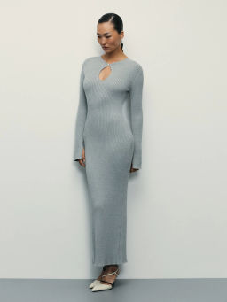 Платье миди с вискозой в составе / Zarina  фото 6