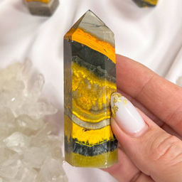 Кристалл из Пчелиной Яшмы - Радуга самоцветов фото 2