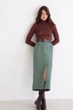 Юбка миди-макси с разрезом спереди - Martichelli фото 30