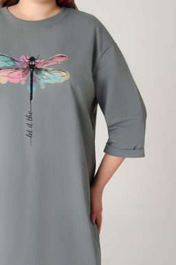 Арт. 8303 Платье 50-58 5 (шт) Цвет:серый - Калинка фото 8